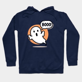 Spooky Ghost Boo Halloween Hoodie